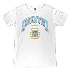 Argentina National Team 1863FC Retro Wordmark T-Shirt White