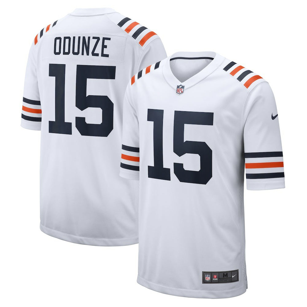 Rome Odunze Chicago Bears Alternate Game Jersey White