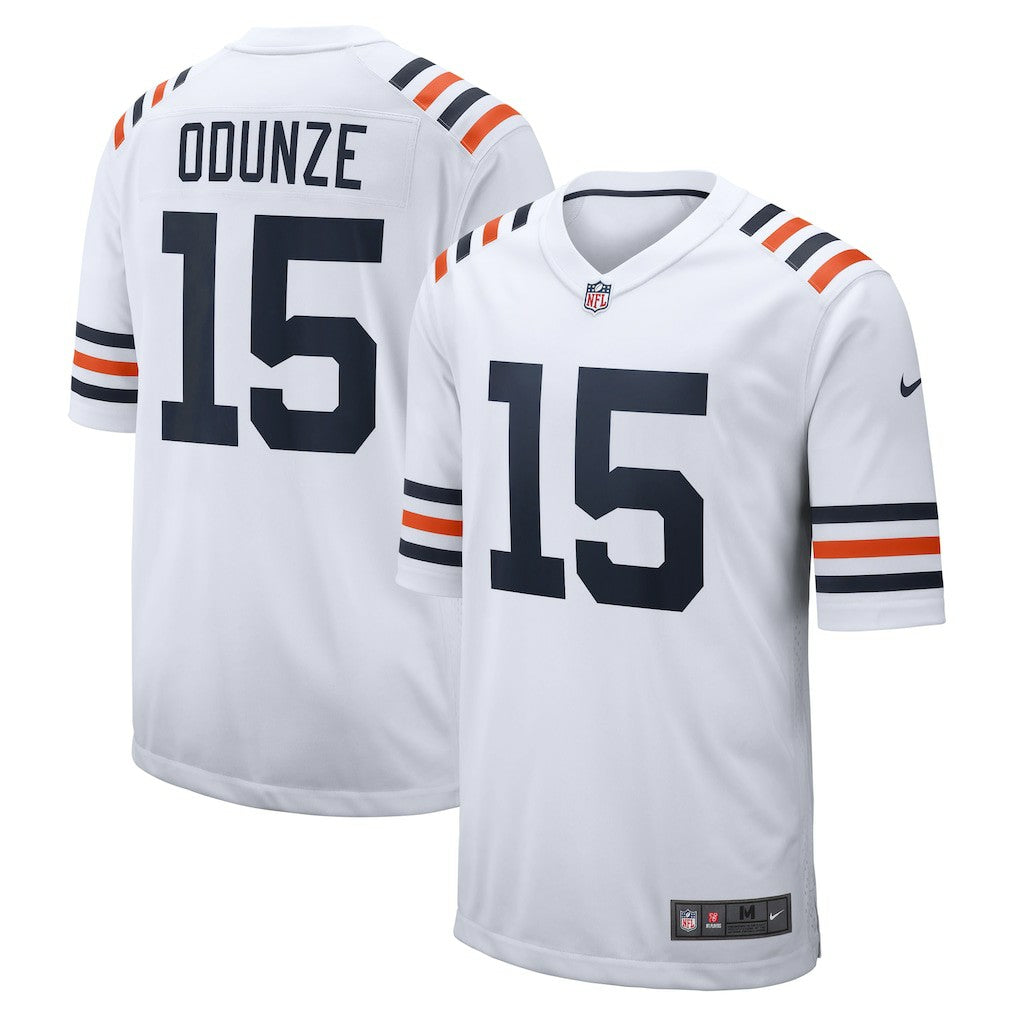 Rome Odunze Chicago Bears Alternate Game Jersey White