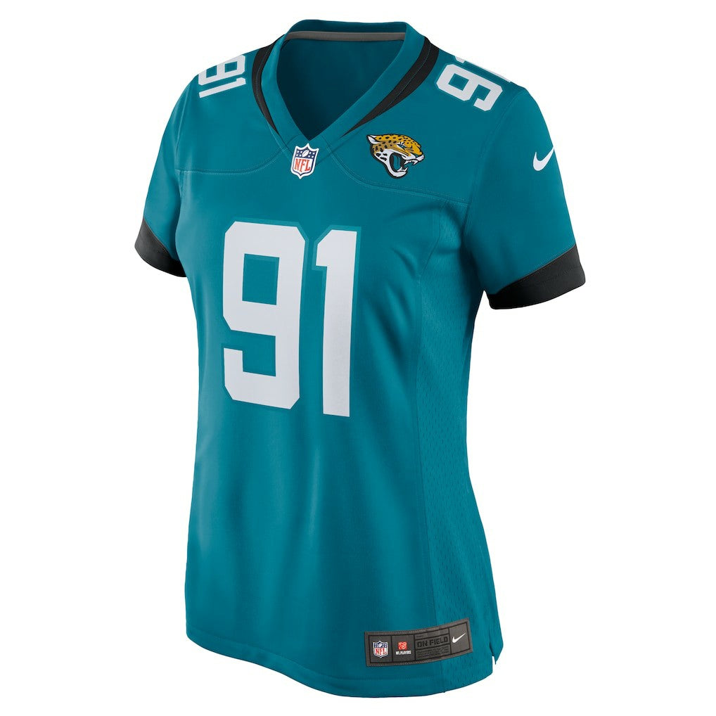 Arik Armstead Jacksonville Jaguars Women's Team Game Jersey Teal