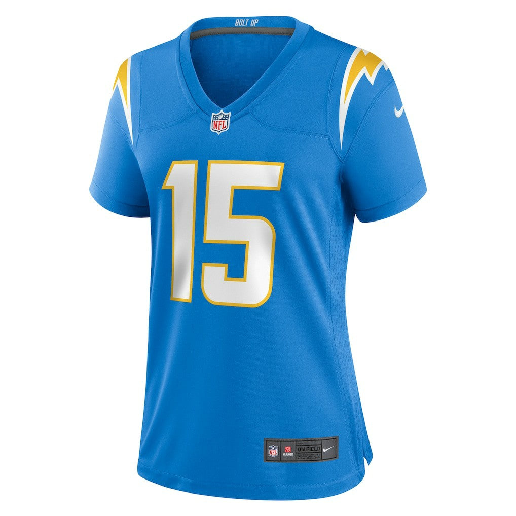 Ladd McConkey Los Angeles Chargers Women's Game Jersey Powder Blue