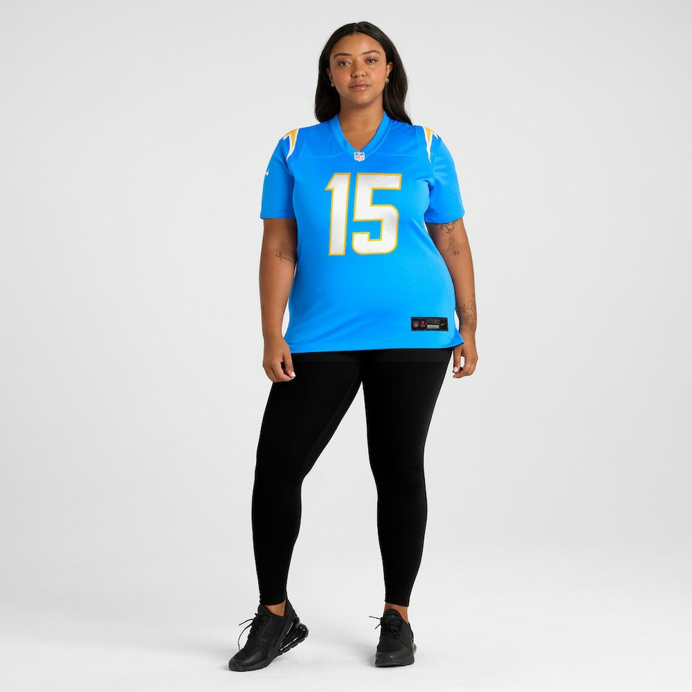 Ladd McConkey Los Angeles Chargers Women's Game Jersey Powder Blue