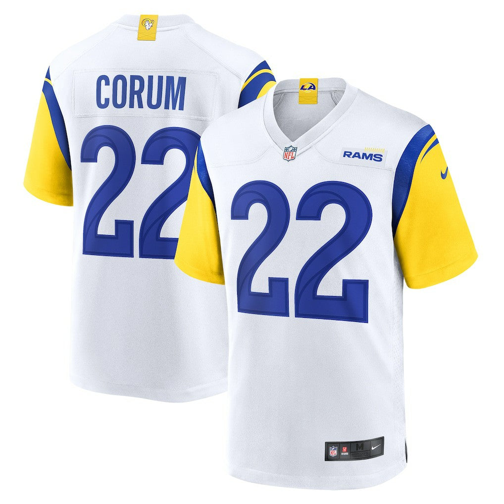 Blake Corum Los Angeles Rams Game Jersey White