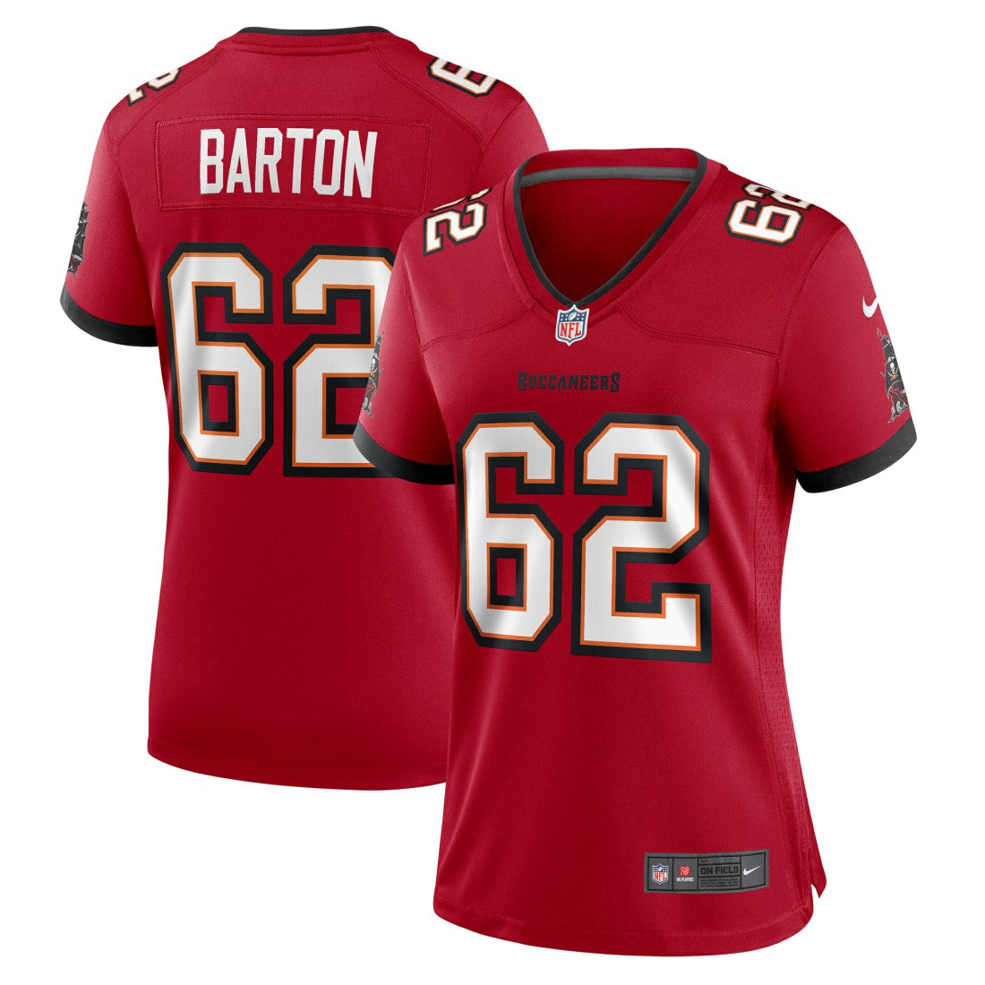 Graham Barton Tampa Bay Buccaneers Women's Game Jersey Red