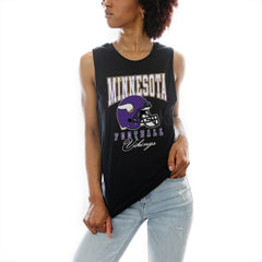 Minnesota Vikings Gameday Couture Women's Preseason Opener Racerback Tank Top Black
