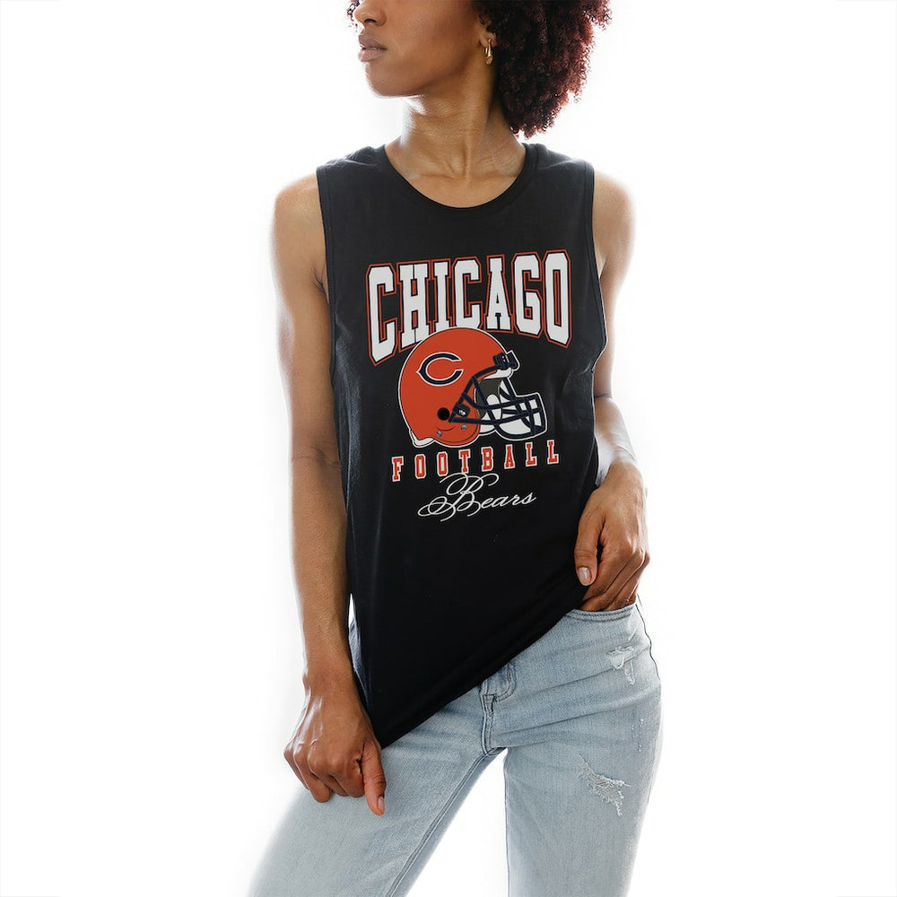 Chicago Bears Gameday Couture Women's Preseason Opener Racerback Tank Top Black