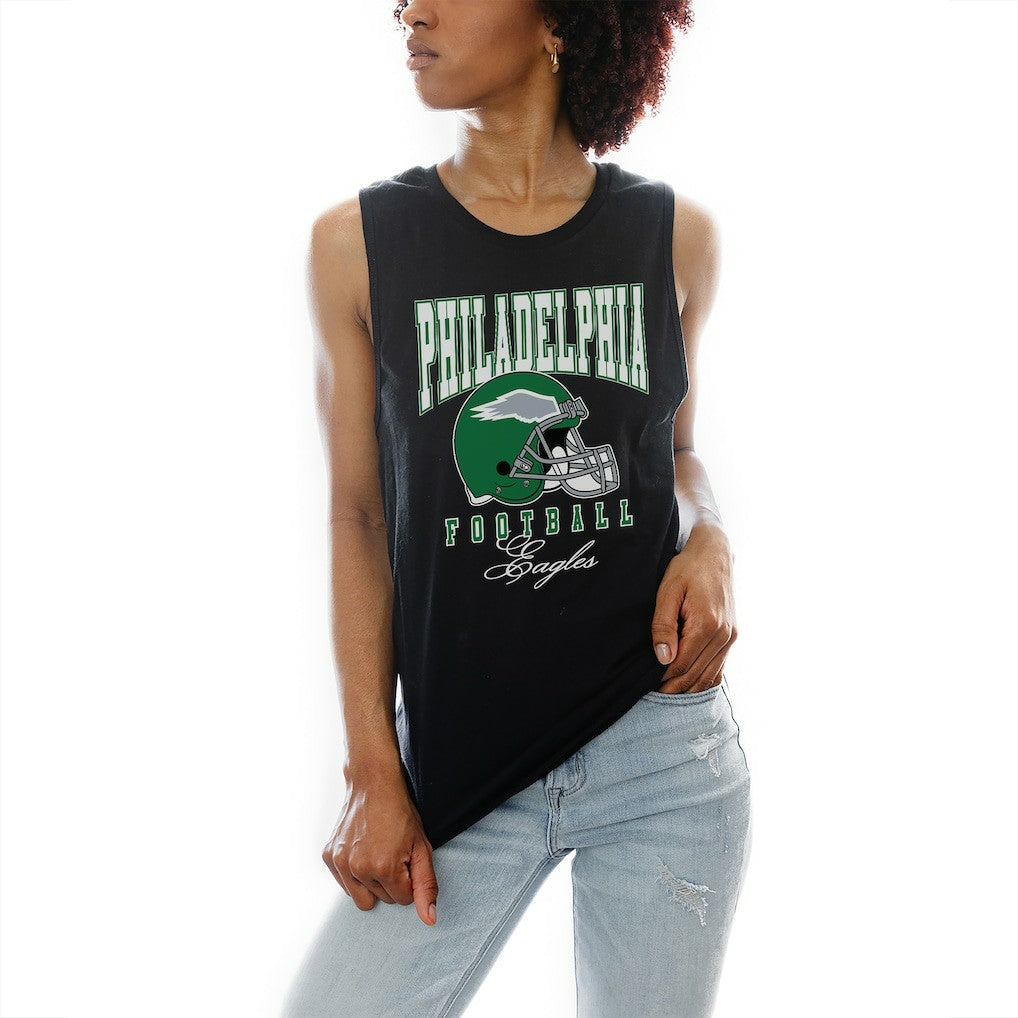 Philadelphia Eagles Gameday Couture Women's Preseason Opener Racerback Tank Top Black