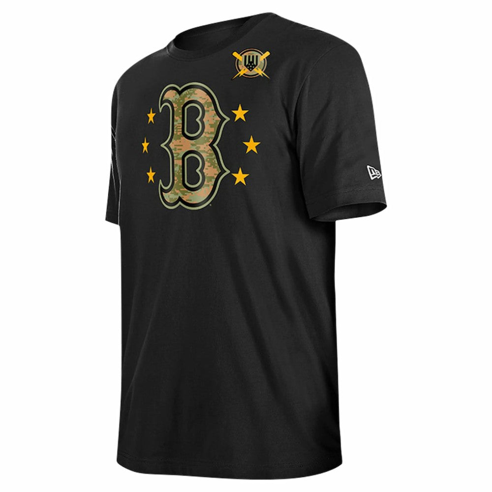 Boston Red Sox New Era 2024 Armed Forces Day T-Shirt - Black T-shirts