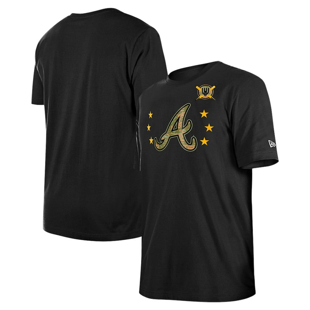 Atlanta Braves New Era 2024 Armed Forces Day T-Shirt - Black T-shirts
