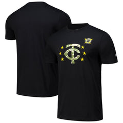 Minnesota Twins New Era 2024 Armed Forces Day T-Shirt - Black T-shirts