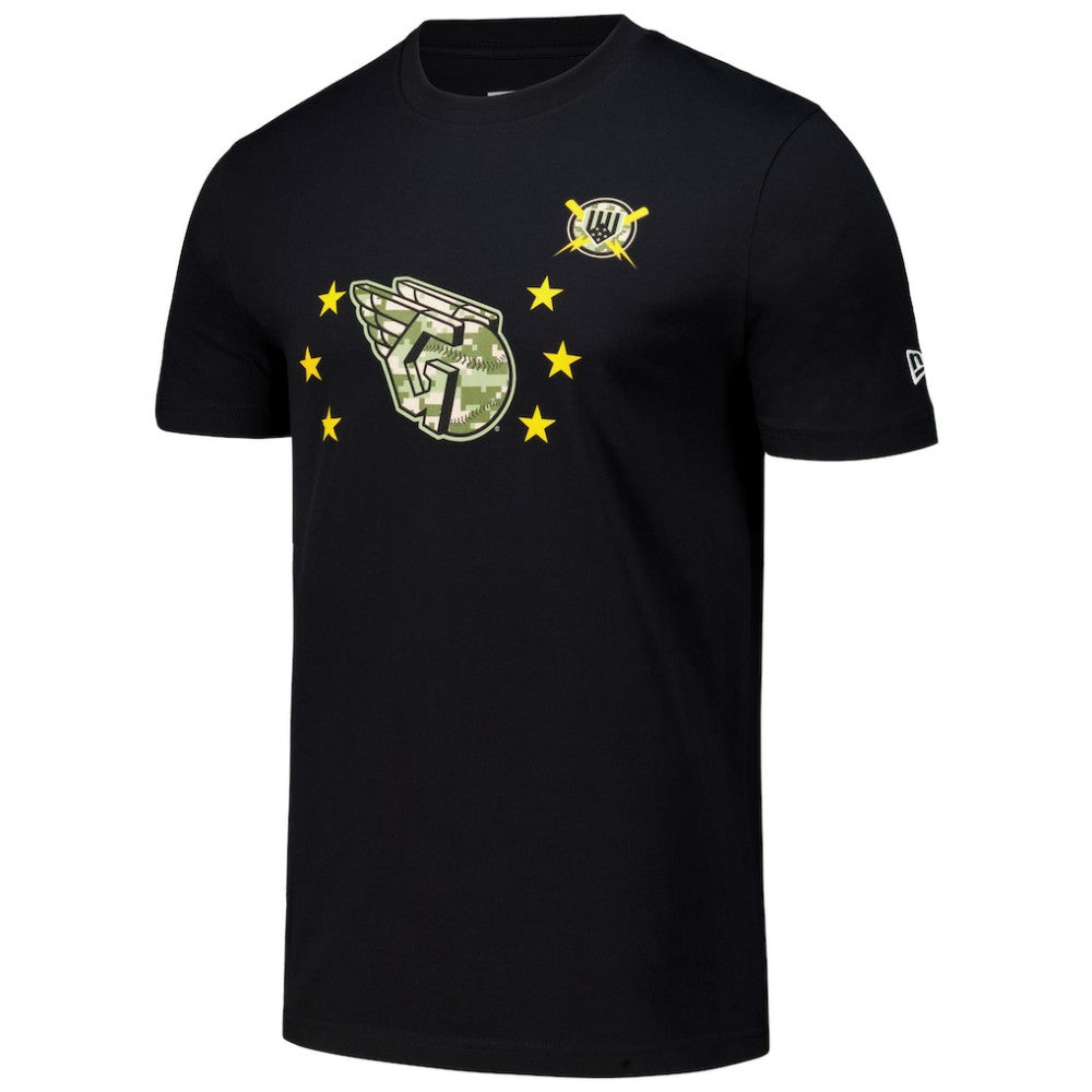 Cleveland Guardians New Era 2024 Armed Forces Day T-Shirt - Black T-shirts