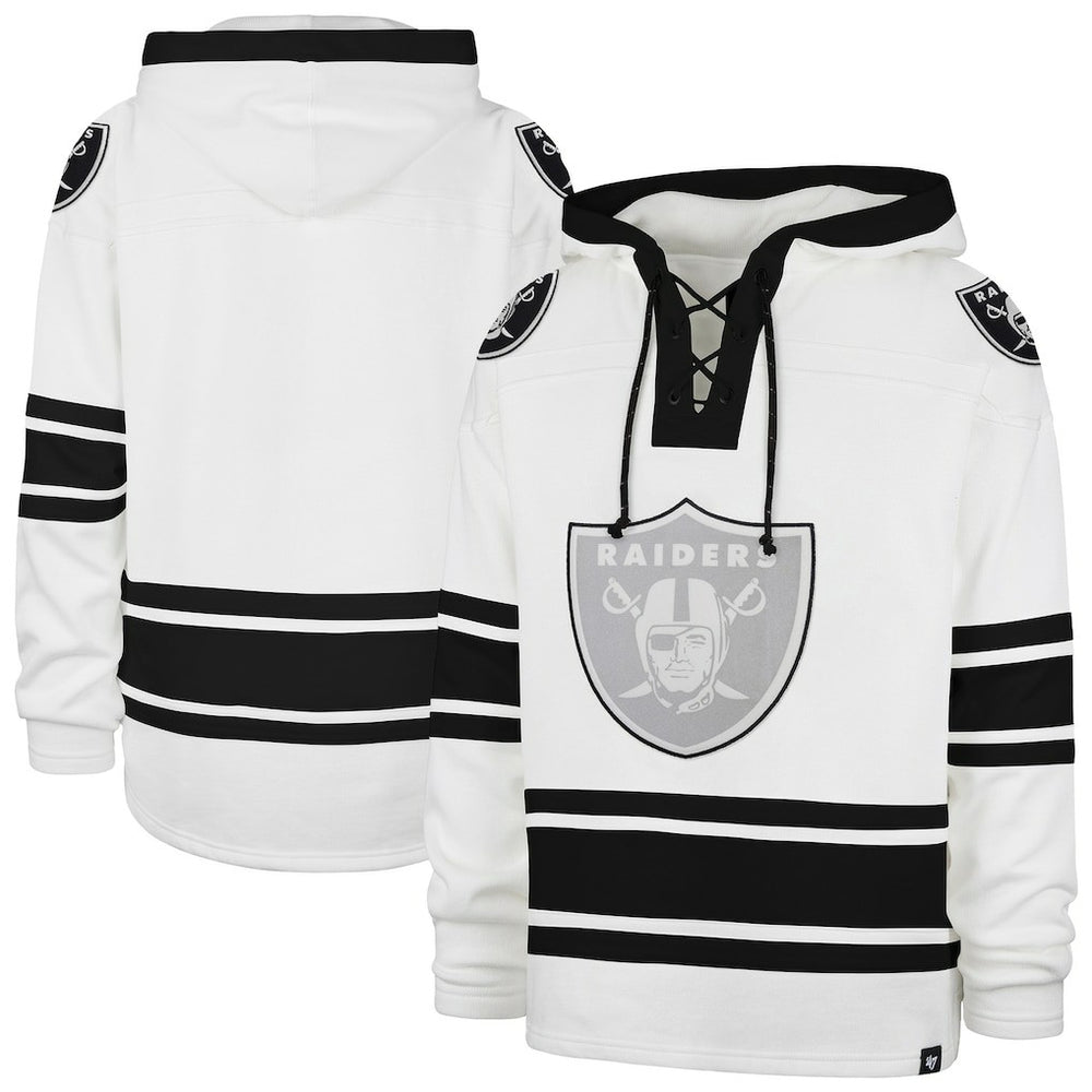 Las Vegas Raiders '47 After Image Superior Lacer with Hood White