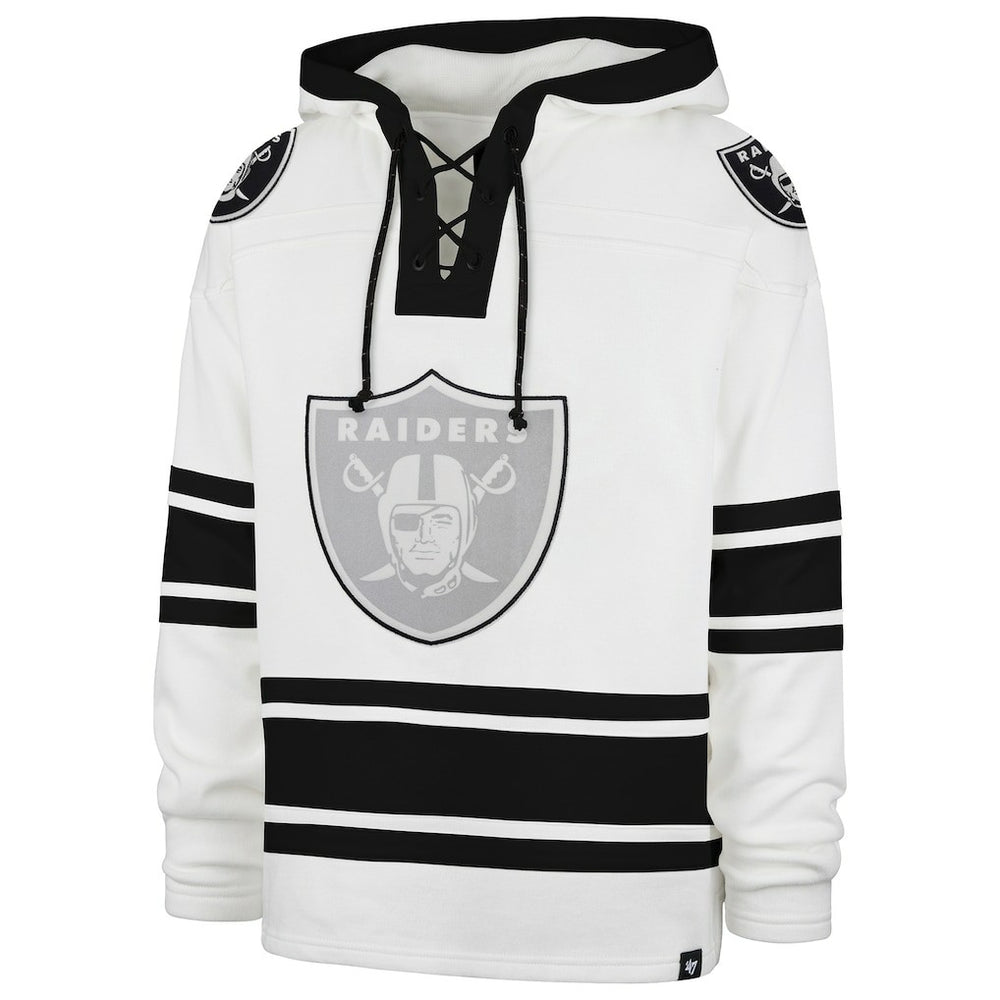 Las Vegas Raiders '47 After Image Superior Lacer with Hood White