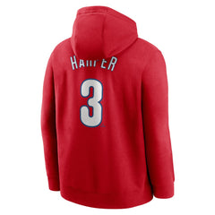 Bryce Harper Philadelphia Phillies Nike Player Name & Number Club Pullover Hoodie - Red Hoodies