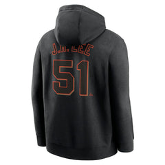 Jung Hoo Lee San Francisco Giants Nike Player Name & Number Club Pullover Hoodie - Black Hoodies
