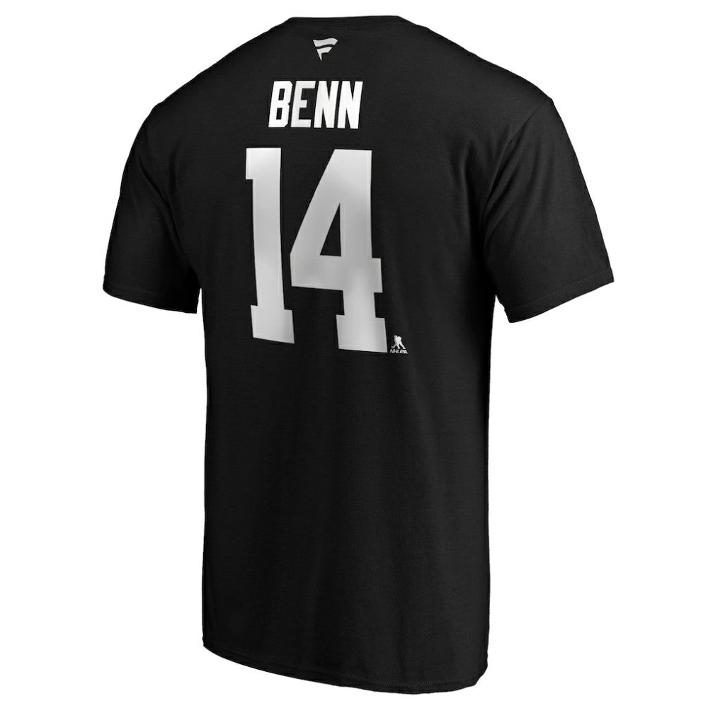 NHL Jamie Benn Dallas Stars Fanatics Authentic Stack Name & Number T-Shirt - Black