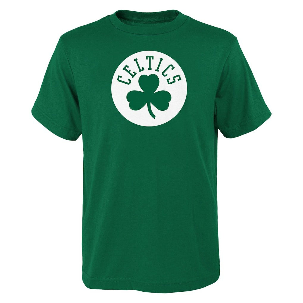 Boston Celtics Youth Primary Logo T-Shirt Kelly Green