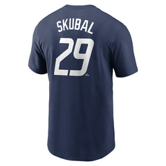 Tarik Skubal Detroit Tigers Nike 2024 City Connect Fuse Name & Number T-Shirt - Navy T-shirts