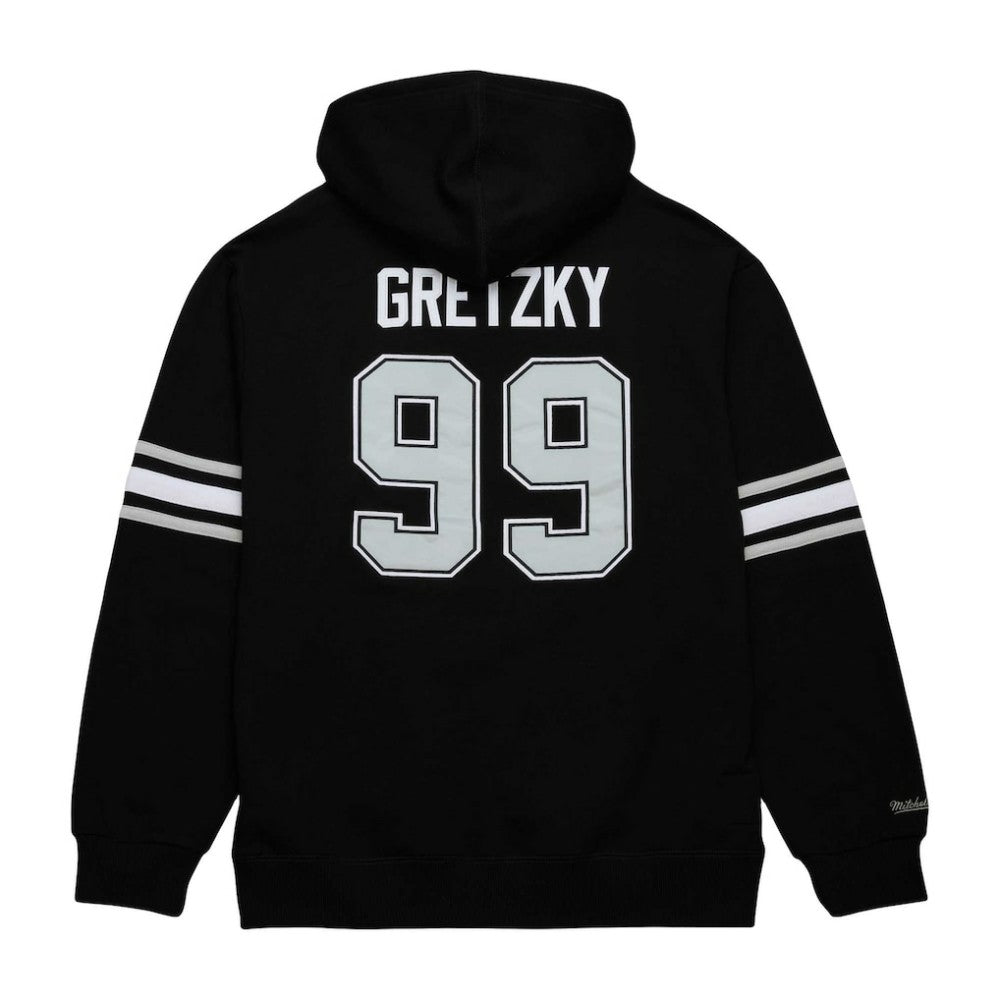NHL Wayne Gretzky Los Angeles Kings Mitchell & Ness 1993 Name & Number Premium Pullover Hoodie - Black