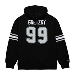 NHL Wayne Gretzky Los Angeles Kings Mitchell & Ness 1993 Name & Number Premium Pullover Hoodie - Black