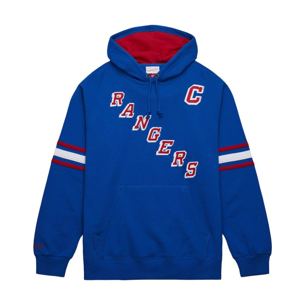 NHL Mark Messier New York Rangers Mitchell & Ness Name & Number Premium Pullover Hoodie - Blue