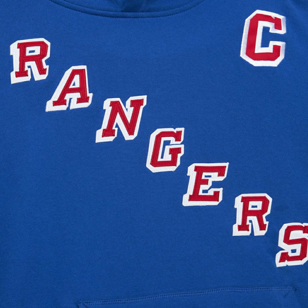 NHL Mark Messier New York Rangers Mitchell & Ness Name & Number Premium Pullover Hoodie - Blue