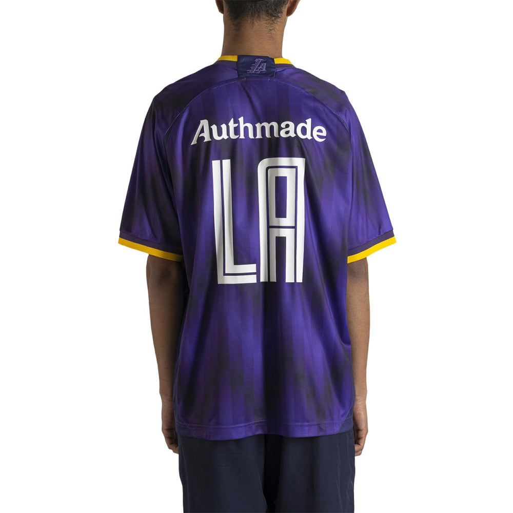 Los Angeles Lakers Authmade x NBA Soccer Kit Fashion Jersey Purple