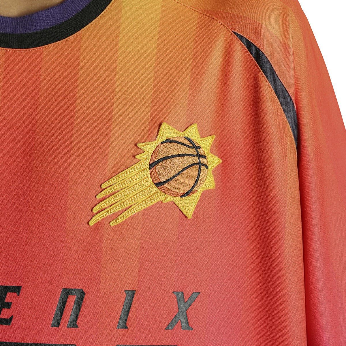 Phoenix Suns Authmade x NBA Soccer Kit Fashion Jersey Orange