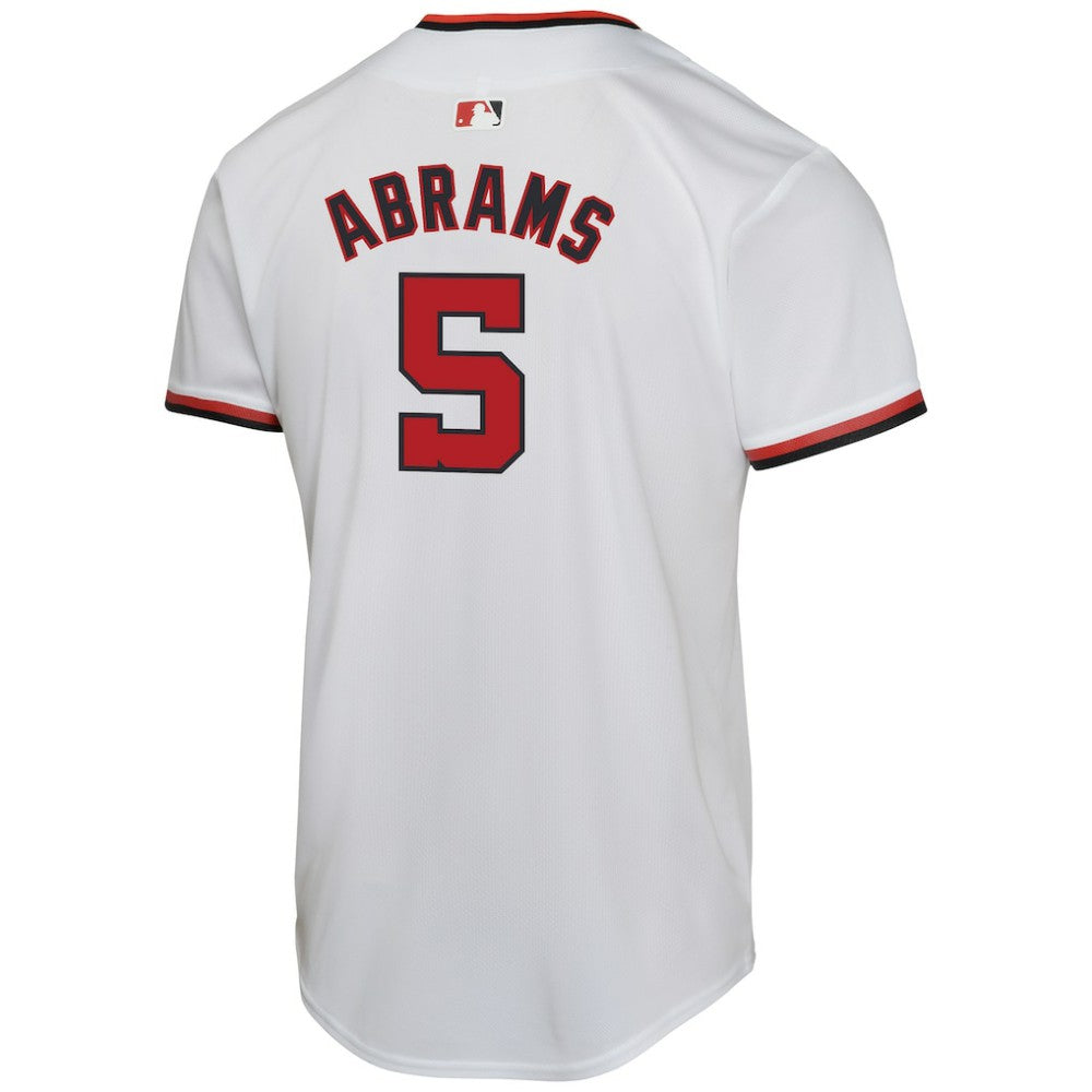 CJ Abrams Washington Nationals Nike Youth Home Game Player Jersey - White Jerseys