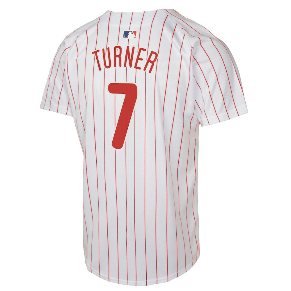 Trea Turner Philadelphia Phillies Nike Youth Home Game Player Jersey - White Jerseys