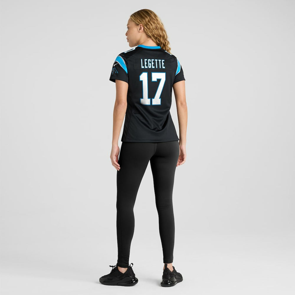 Xavier Legette Carolina Panthers Women's Game Jersey Black