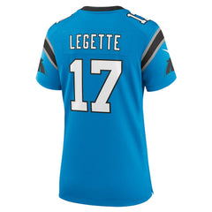 Xavier Legette Carolina Panthers Women's Alternate Game Jersey Blue