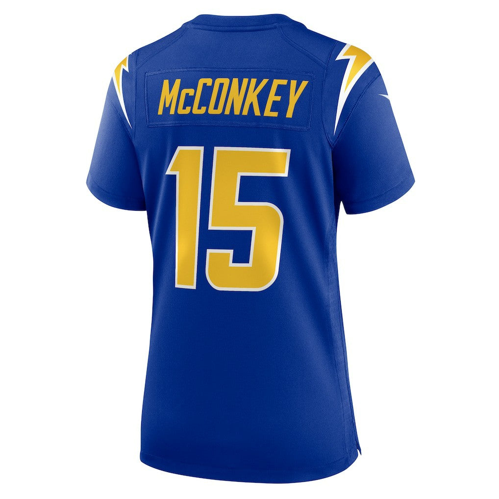 Ladd McConkey Los Angeles Chargers Women's Alternate Game Jersey Royal