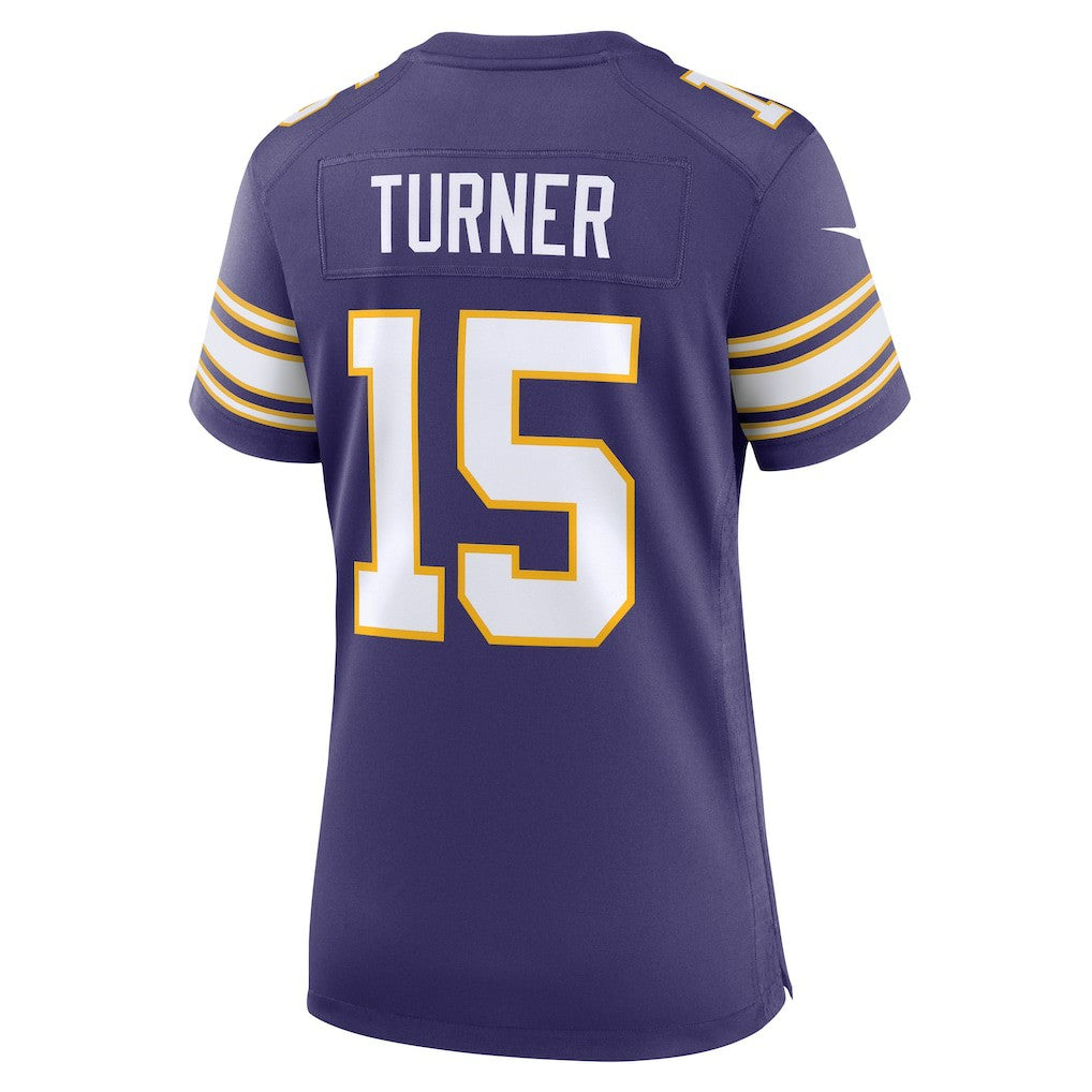 NFL Dallas Turner Minnesota Vikings Women's Alternate Game Jersey - Purple