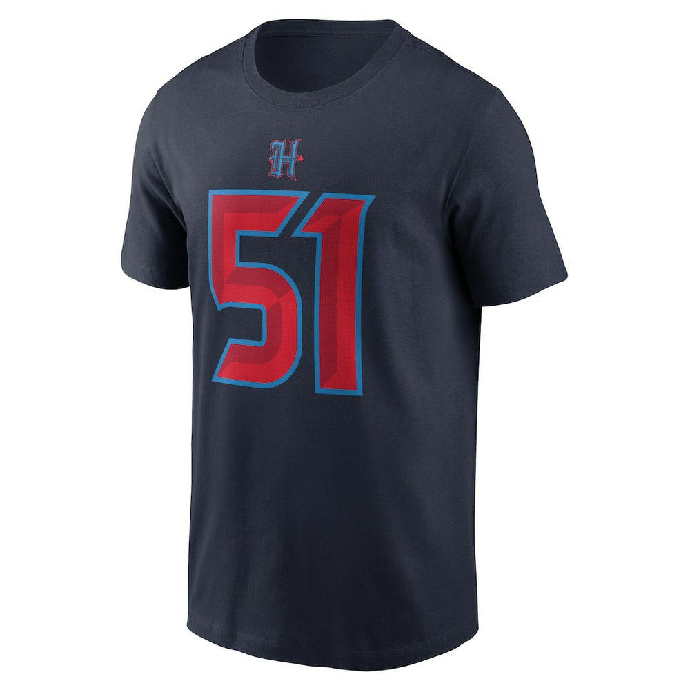 Will Anderson Jr. Houston Texans Name & Number T-Shirt Navy
