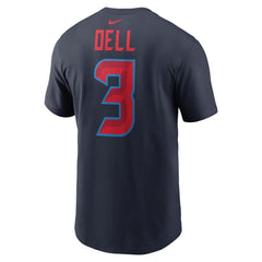 Tank Dell Houston Texans Name & Number T-Shirt Navy