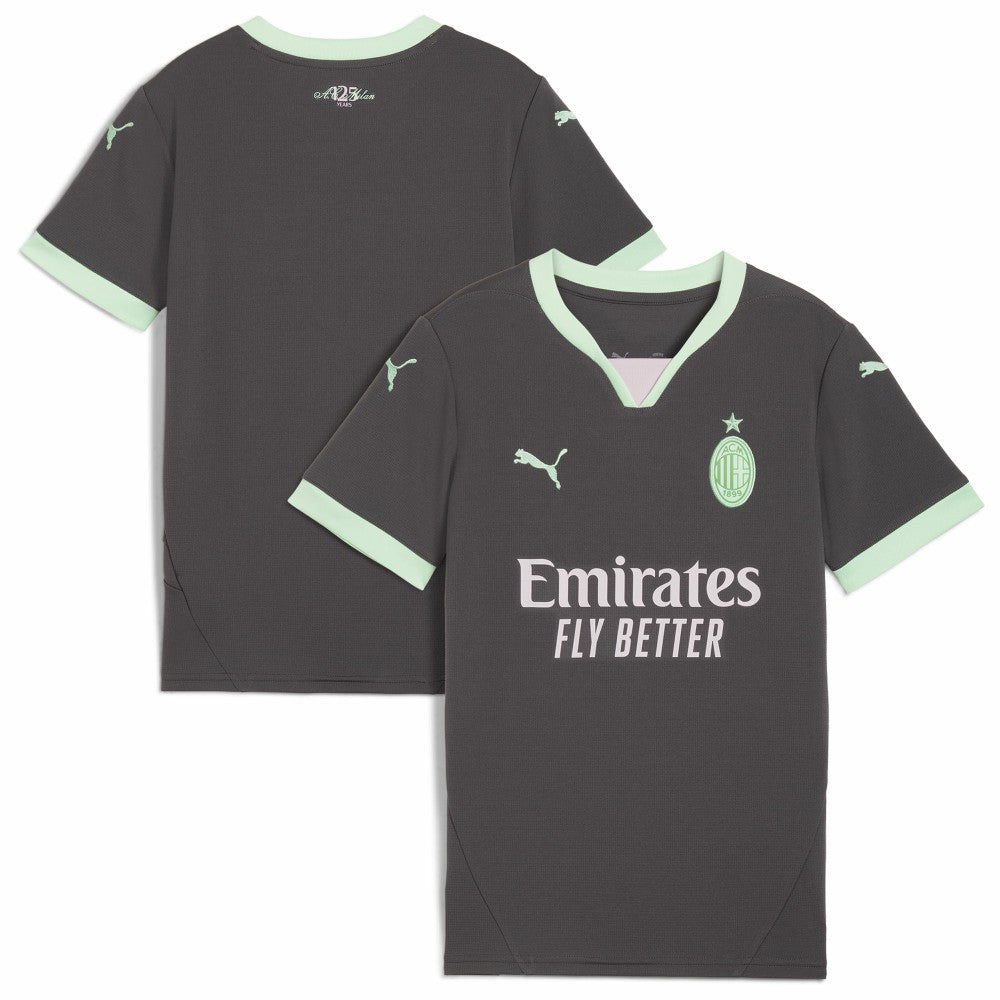 AC Milan Youth 2024/25 Third Replica Jersey Charcoal sale