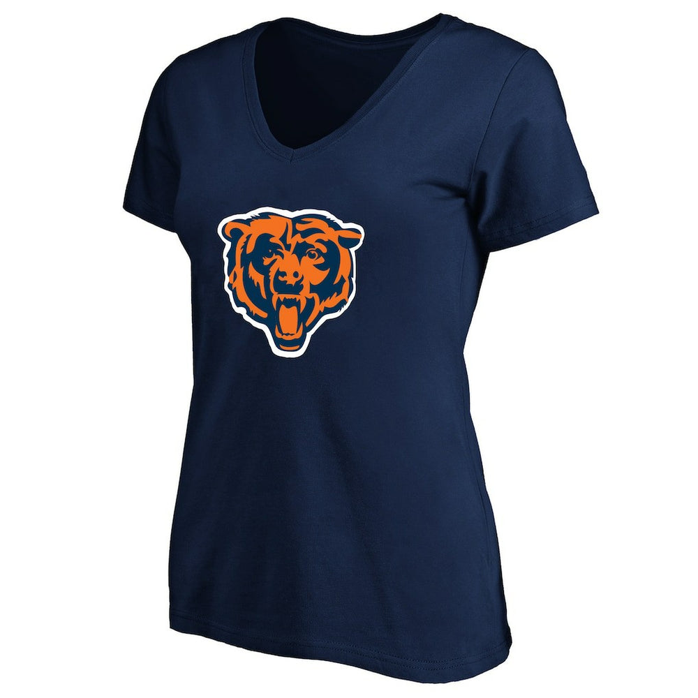 Caleb Williams Chicago Bears Women's Plus Size Fair Catch Name & Number Scoop Neck T-Shirt Navy