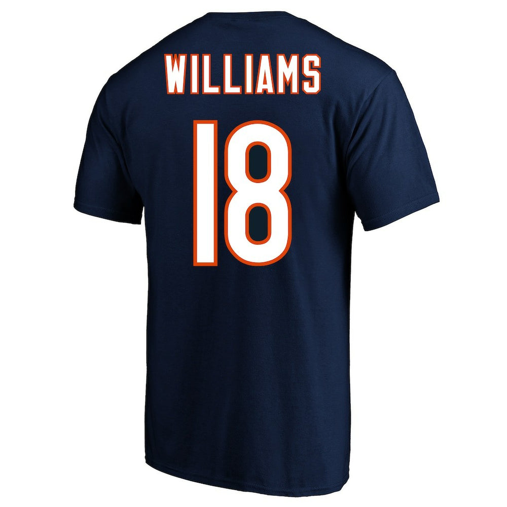 Caleb Williams Chicago Bears Big & Tall Player Name & Number T-Shirt Navy