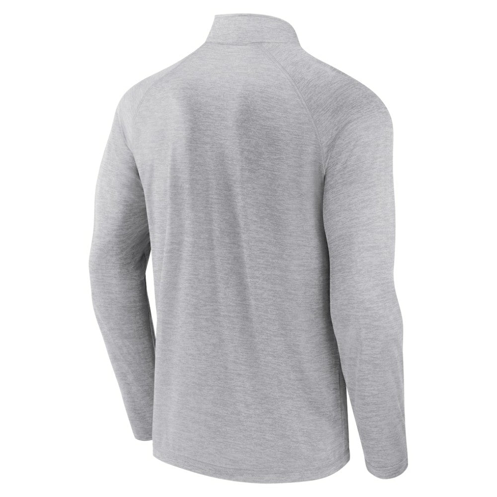 Baltimore Orioles Fanatics Head-to-Head Raglan Quarter-Zip Jacket - Gray Jackets