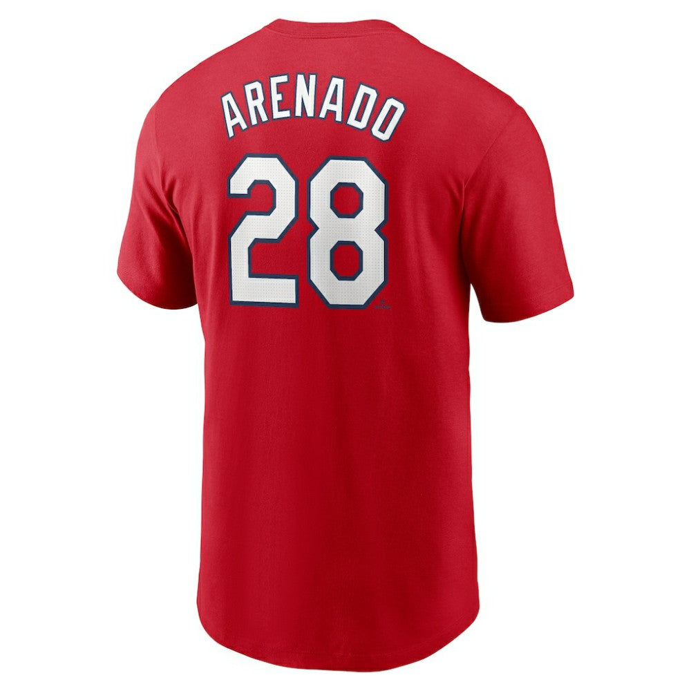 Nolan Arenado St. Louis Cardinals Nike 2024 City Connect Fuse Name & Number T-Shirt - Red T-shirts