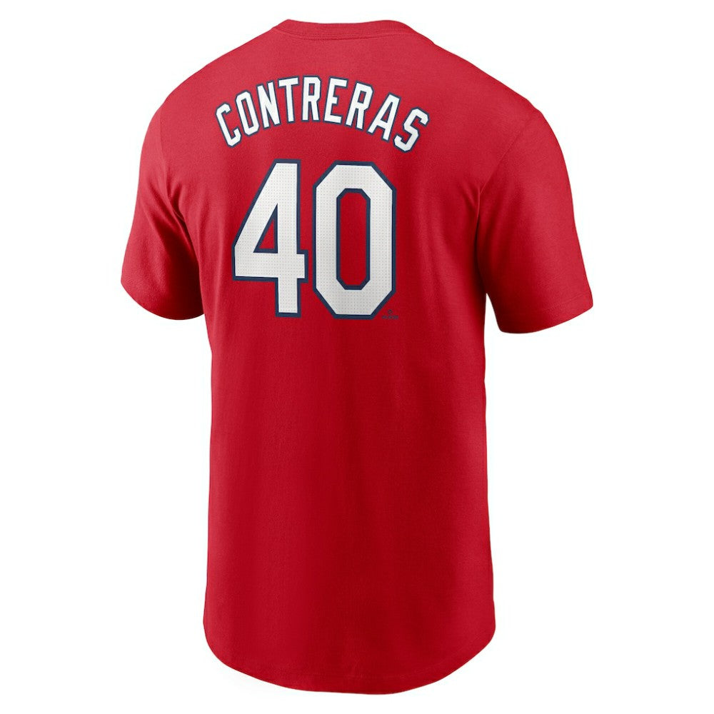 Willson Contreras St. Louis Cardinals Nike 2024 City Connect Fuse Name & Number T-Shirt - Red T-shirts