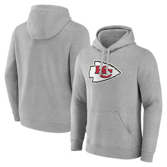 Kansas City Chiefs Deliver Fleece Pullover Hoodie Heather Gray