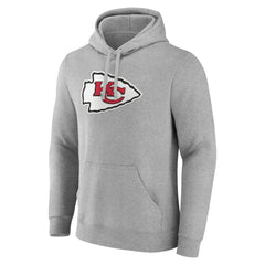 Kansas City Chiefs Deliver Fleece Pullover Hoodie Heather Gray