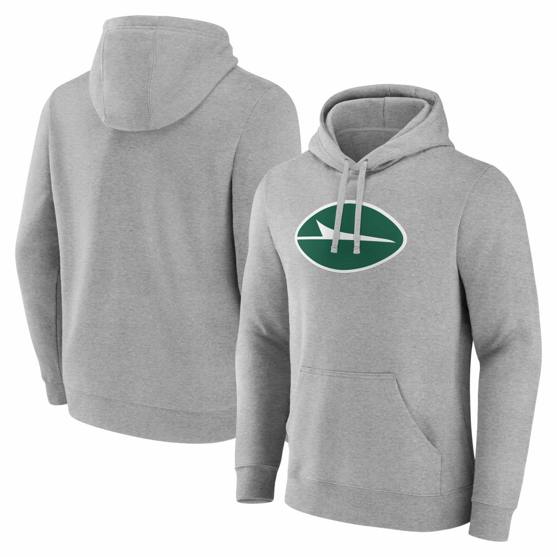 New York Jets Deliver Fleece Pullover Hoodie Heather Gray