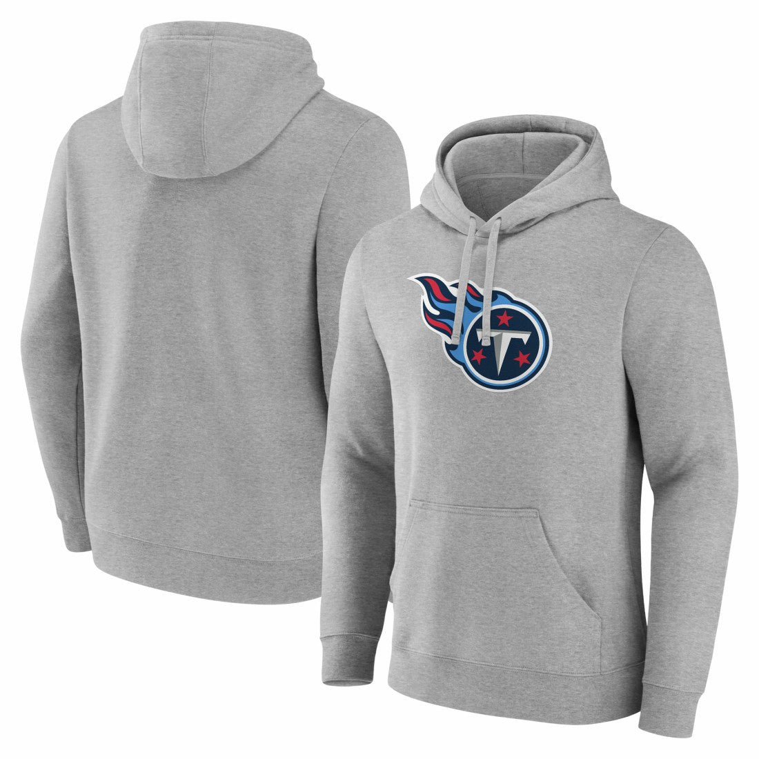 Tennessee Titans Deliver Fleece Pullover Hoodie Heather Gray