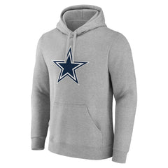 Dallas Cowboys Deliver Fleece Pullover Hoodie Heather Gray
