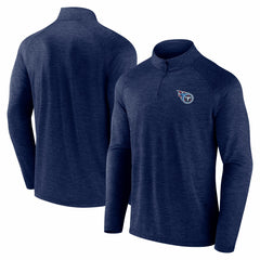 Tennessee Titans Head-to-Head Raglan Quarter-Zip Jacket Navy