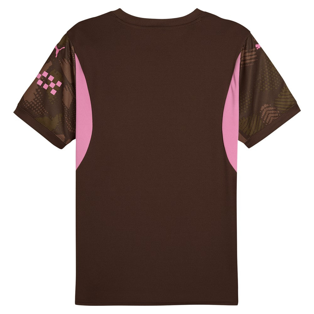 Manchester City 2024/25 Replica Short Sleeve Goalkeeper Jersey Brown