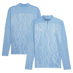 Manchester City 2024/25 Pre-Match dryCELL Quarter-Zip Top Light Blue shop